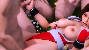 Video Games 3D Cartoon Nice Girls is Used as a Sex Slaves