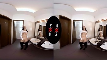 Billie Star - Random Meeting in the Toilet - Big Tits Bathroom Sex
